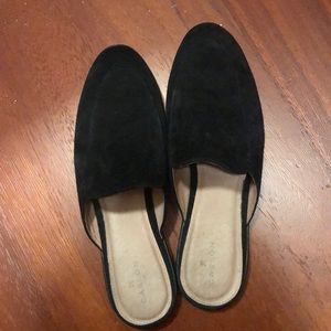 caslon leopard mules